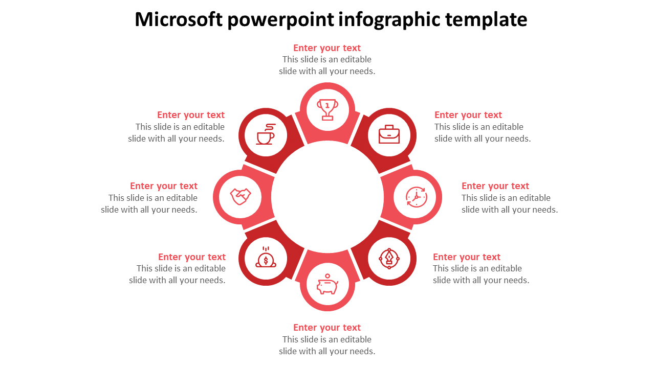 microsoft powerpoint infographic template-8-red